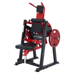 Steelflex Maszyna do ćwiczenia mięśni brzucha Steelflex Plateload Line PLAC - Kolor Czarno-czerwony