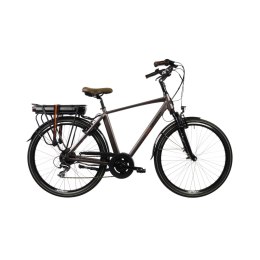 Devron Miejski rower elektryczny Devron 28221 28" - 7.0 - Kolor Brązowy, Rozmiar ramy 19" (170-185 cm)