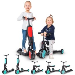 WORKER Rower biegowy dla dzieci hulajnoga 5w1 WORKER Finfo - Kolor Niebieski