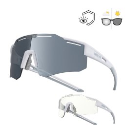 Altalist Sportowe okulary przeciwsłoneczne Altalist Legacy 3 - Kolor biały z czarnymi okularami