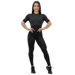 Nebbia Damski sportowy strój jednoczęściowy kombinezon Nebbia INTENSE Focus 823 - Kolor Czarny, Rozmiar M