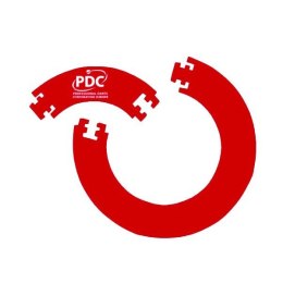 PDC Darts Osłona tarczy do darta PDC Darts Surround Ring Red 4 puzzle