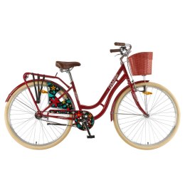 Polar Bikes Rower miejski Polar Grazia Bordo 28" - model 2023 - Kolor Czerwony, Rozmiar ramy