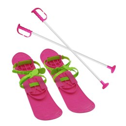 Sulov Zestaw narciarski dla dzieci Sulov Big Foot - Kolor Różowy