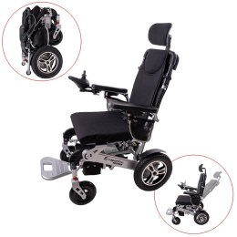 InSPORTline Elektryczny wózek inwalidzki inSPORTline Hawkie Evo z regulowanym oparciem 700W