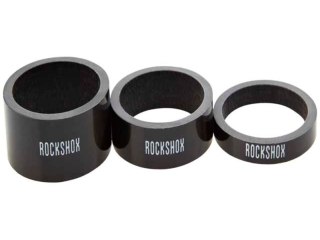 RockShox Headset Spacer Set, UD Carbon, RockShox - (5mm x 2, 10mm x 1, 15mm x 1)