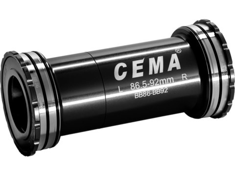 CEMA CEMA Innenlager BB89 für Shimano W: 89,5 x ID: 41 mm Edelstahl - czarny