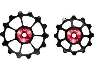 CEMA CEMA Schaltrollen Shimano Dura-Ace (12-14T) Komplettkeramik - czarny