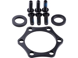 Reverse REVERSE HR Boost Adapter (Schwarz) mit 3 mm Scheiben und M5 X 15 Schrauben