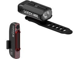 Lezyne HECTO DRIVE 500XL / STICK PAIR INCLUDES 1 FRONT HECTO AND 1 REAR L BLACK / BLACK