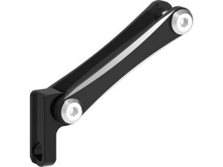 Lezyne Lezyne EBIKE ALUMINUM FORK MOUNT czarny