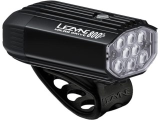Lezyne MICRO DRIVE 800+ FRONT 800 LUMEN USB-C RECHARGEABLE FRONT LIGHT SATIN BLACK