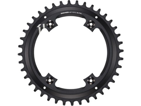 SRAM Chain Ring X-Sync 40T 11 Speed Apex1 Asymmetric 110BCD Alum Czarny BB30 or GXP