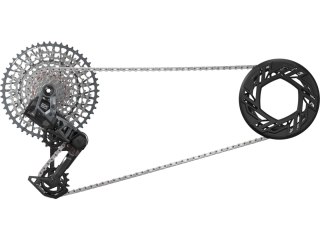 SRAM SRAM Kit GX AXS Eagle Transmission E-MTB 104 LK, brak korby w zestawiearme, 34T, 10-52T, inkl. Ladegerät, Batterie & Kette