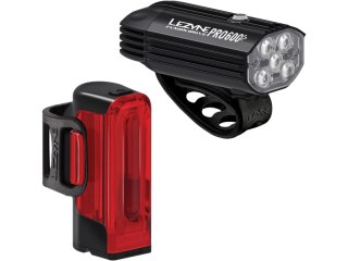 Lezyne FUSION DRIVE PRO 600+ / STRIP DRIV INCLUDES SILICONE RUBBER MOUNTING S SATIN BLACK / BLACK