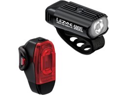 Lezyne HECTO DRIVE 500XL / KTV DRIVE+ PAI INCLUDES SILICONE RUBBER MOUNTING S BLACK / BLACK