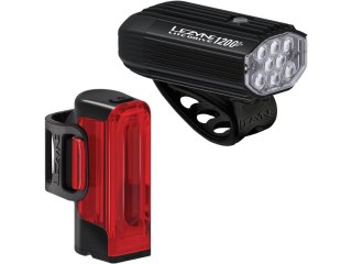 Lezyne LITE DRIVE 1200+ / STRIP DRIVE PRO LITE DRIVE 1200+ FRONT + STRIP DRIV SATIN BLACK / BLACK