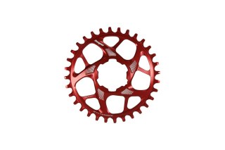 Hope R22 Spiderless Chainring Std - Czerwony