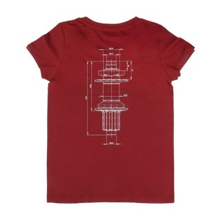 Hope T-Shirt - Womens - Burgundy Hub Design