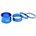 Aluminiowe podkładki do sterów JRC Components JRC Components | 3-5-10-20mm | 4 szt. | Niebieskie