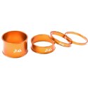 Aluminiowe podkładki do sterów JRC Components JRC Components | 3-5-10-20mm | 4 szt. | Pomarańczowe
