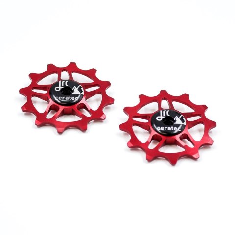 Ceramiczne kółka przerzutki JRC Components 12T do SRAM Force / Red AXS | Czerwone