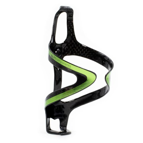 Koszyk na bidon JRC Components Kaze Carbon | Gloss UD | Acid Green